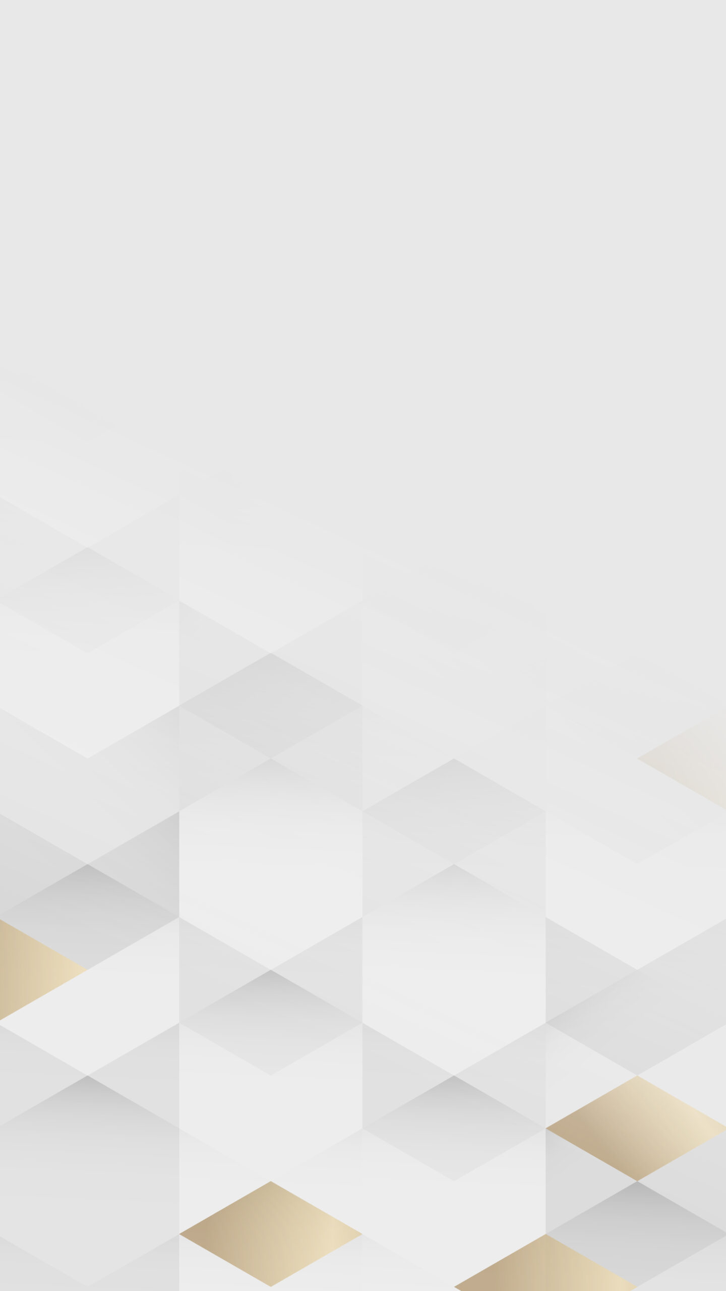 White and gold geometric pattern background vector